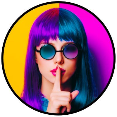 A multicolor avatar of Fiona the Millennial Money icon