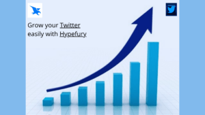 A graph showing higher Twitter engagement by using Hypefury