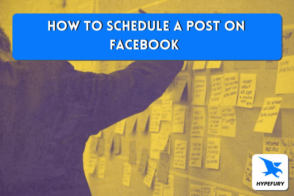 How to schedule a post on Facebook
