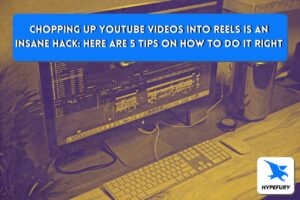 a computer screen helps chop YouTube videos