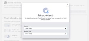 Facebook setting up payments e1604607101873
