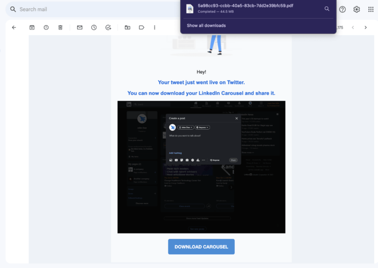 Easily post your Twitter thread as an eye-catching LinkedIn carousel ...