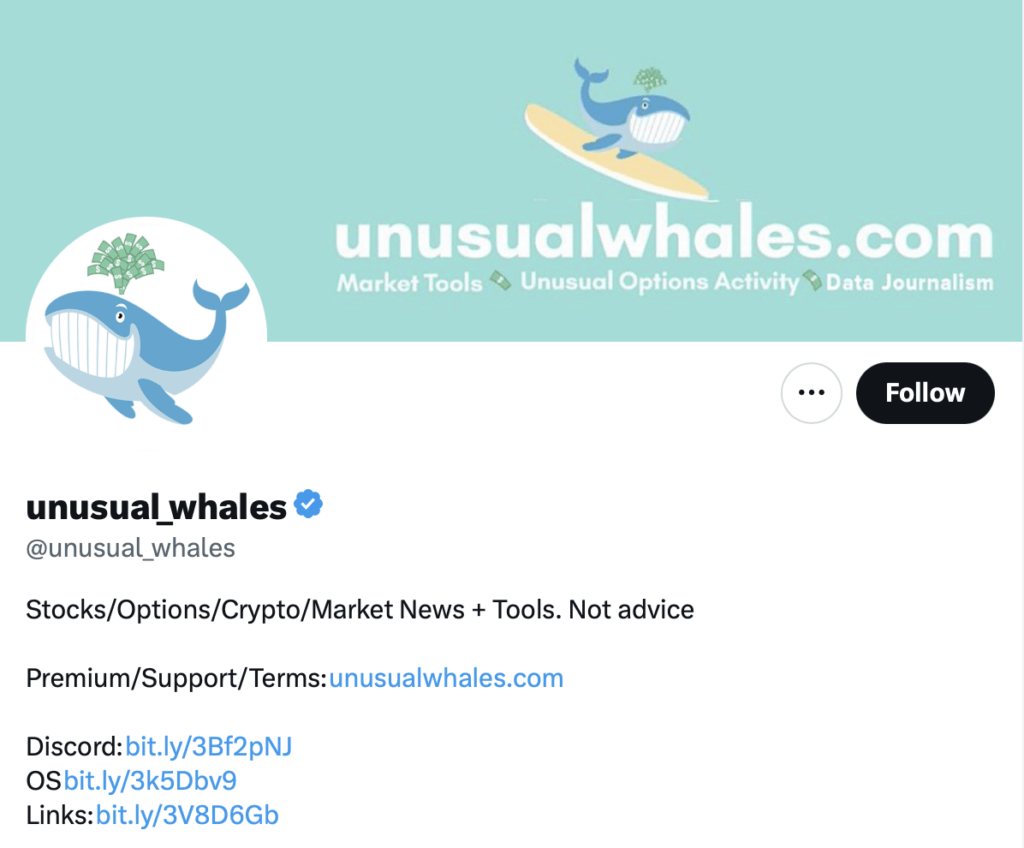 unusual whales twitter bio