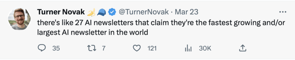 Turner Novak Tweet