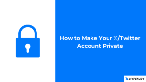 How make your account private