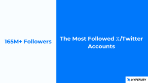 Most followed X accounts