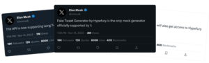 Perfect Fake Tweet Generator (done in seconds)