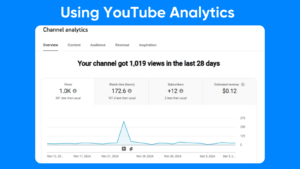 using youtube analytics