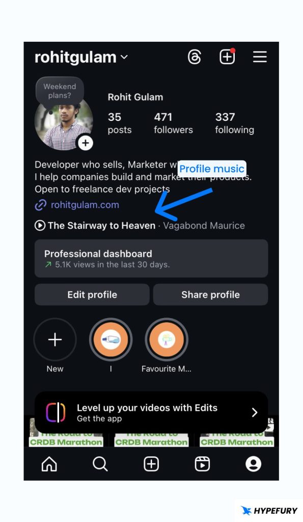 How to Add Music to Your Instagram Profile 2 Instagram profile music