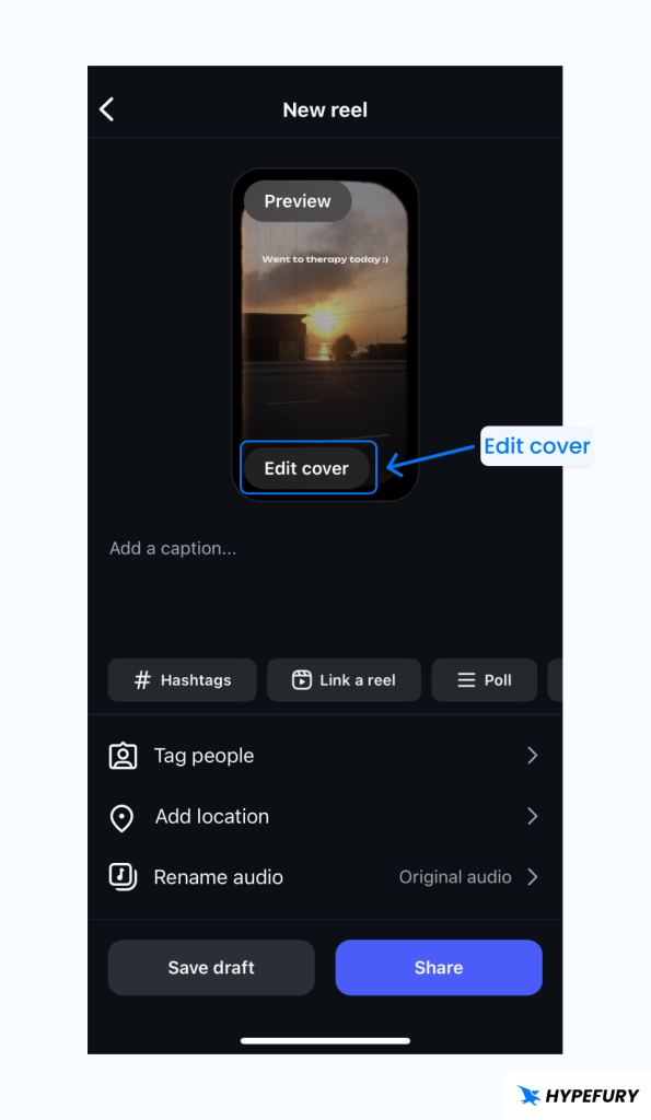How to Add and Change Your Instagram Reels Thumbnail/Cover Image in 2025 4 Instagram Reel Edit Cover Image