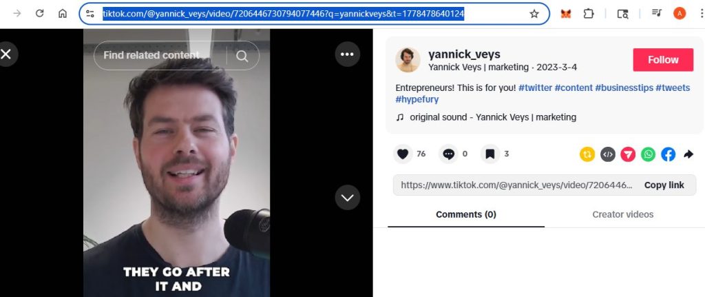 How to Download a TikTok Video in 2026 2 Copy tiktok link